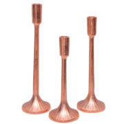 VIC14271 Metal Candle Holder Rose Gold