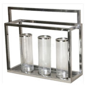 VICL3683 Three lite Candle Lantern